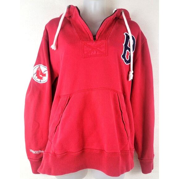 Mitchell & Ness Cooperstown Collection Boston Red Sox 2011 Hoodie Adult Sz Small - Picture 1 of 10